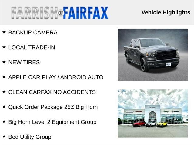 2020 RAM 1500 Big Horn Crew Cab 4x4 57 Box 2020 RAM 1500 Big Horn Crew Cab 4x4 57 Box