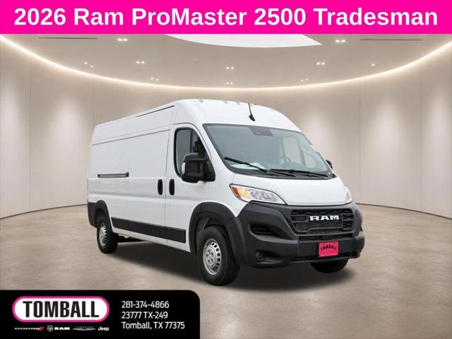 2026 RAM ProMaster 2500 RAM PROMASTER 2500 TRADESMAN CARGO VAN HIGH ROOF 159 WB