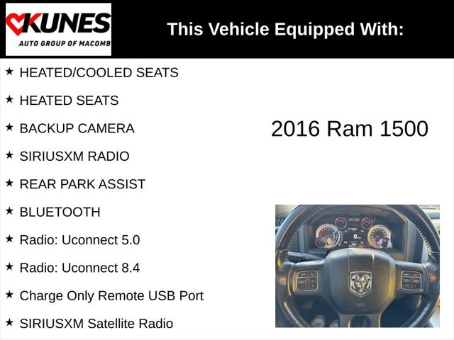 2016 RAM 1500 Big Horn 2016 RAM 1500 Big Horn