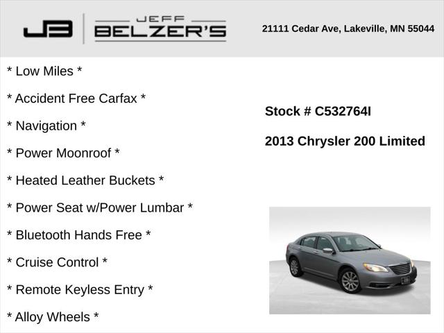 2013 Chrysler 200 Limited 2013 Chrysler 200 Limited