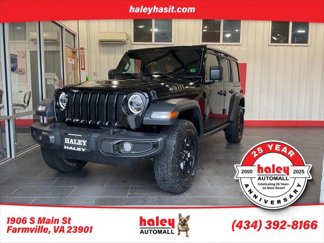 2022 Jeep Wrangler Unlimited Willys 4x4 2022 Jeep Wrangler Unlimited Willys 4x4