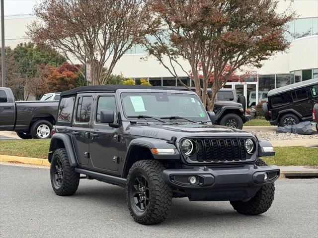 2024 Jeep Wrangler 4-Door Willys 4x4 2024 Jeep Wrangler 4-Door Willys 4x4