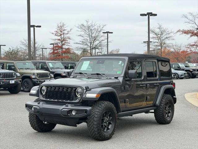 2024 Jeep Wrangler 4-Door Willys 4x4 2024 Jeep Wrangler 4-Door Willys 4x4