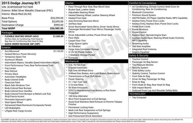 2015 Dodge Journey R/T 2015 Dodge Journey R/T