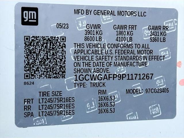 2023 Chevrolet Express Cargo Van RWD 2500 Regular Wheelbase WT