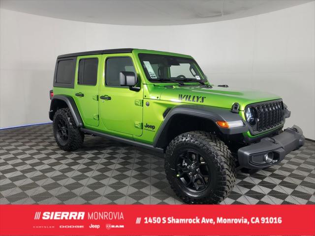 2026 Jeep Wrangler 4-Door Willys 4x4 for sale in Monrovia, CA