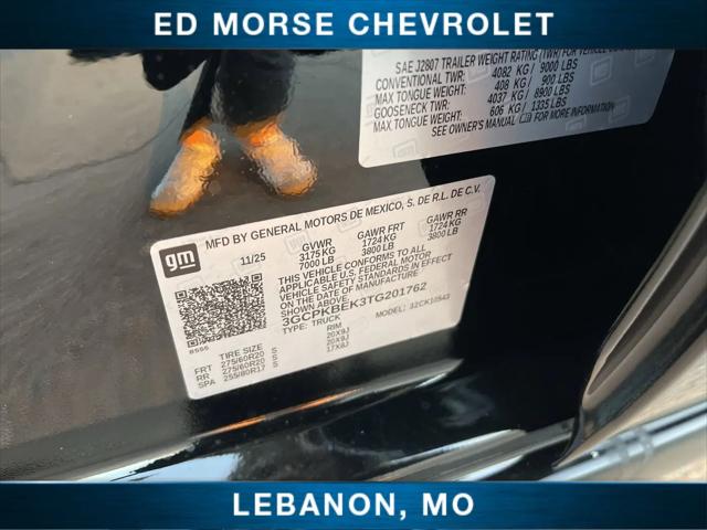 2026 Chevrolet Silverado 1500 4WD Crew Cab Short Bed Custom