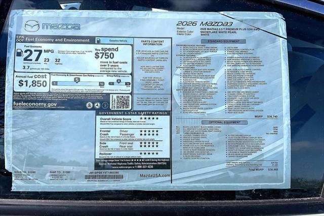 2026 Mazda Mazda3 2.5 Turbo Premium Plus