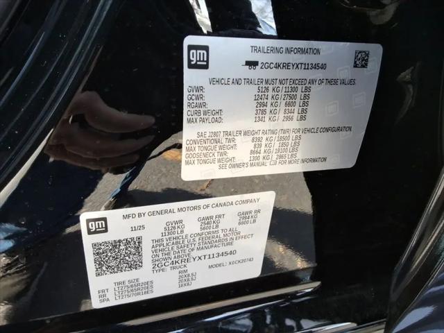 2026 Chevrolet Silverado 2500HD Crew Cab, Standard Bed, High Country, 4WD