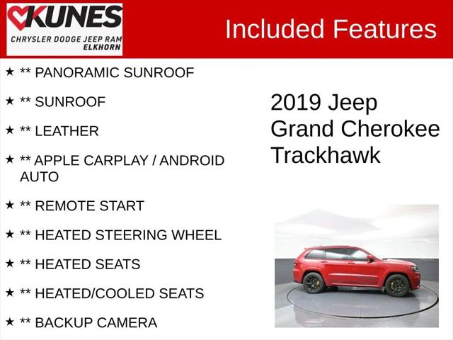 2019 Jeep Grand Cherokee Trackhawk 4x4 2019 Jeep Grand Cherokee Trackhawk 4x4