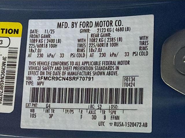 2025 Ford Bronco Sport Outer Banks