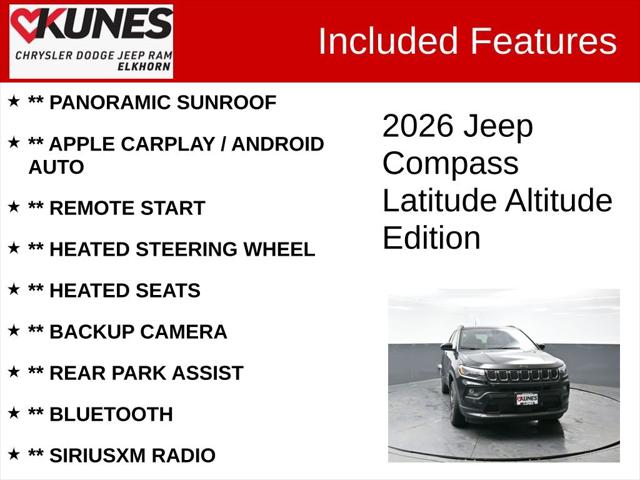 2026 Jeep Compass COMPASS LATITUDE ALTITUDE 4X4