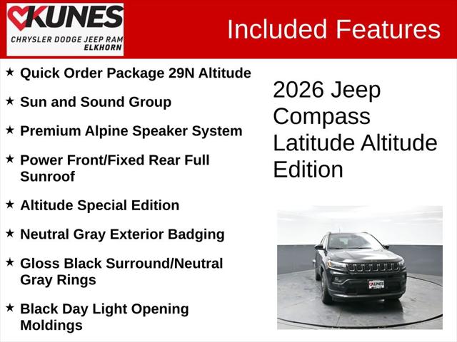 2026 Jeep Compass COMPASS LATITUDE ALTITUDE 4X4