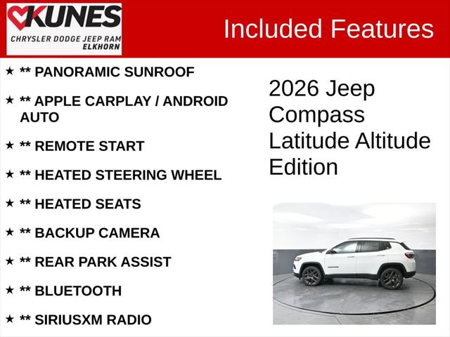 2026 Jeep Compass COMPASS LATITUDE ALTITUDE 4X4