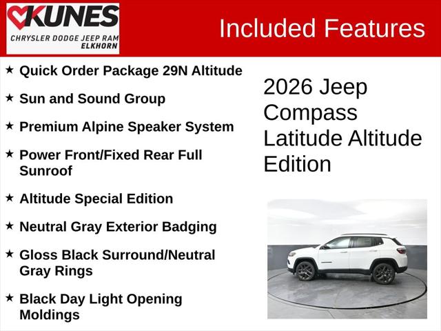 2026 Jeep Compass COMPASS LATITUDE ALTITUDE 4X4