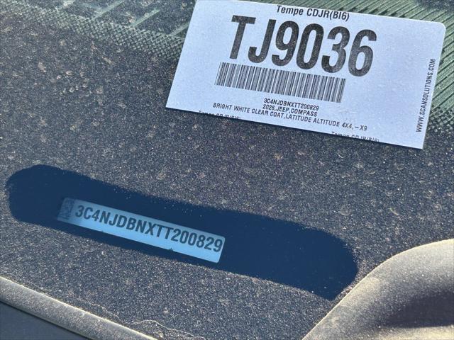 2026 Jeep Compass Latitude Altitude