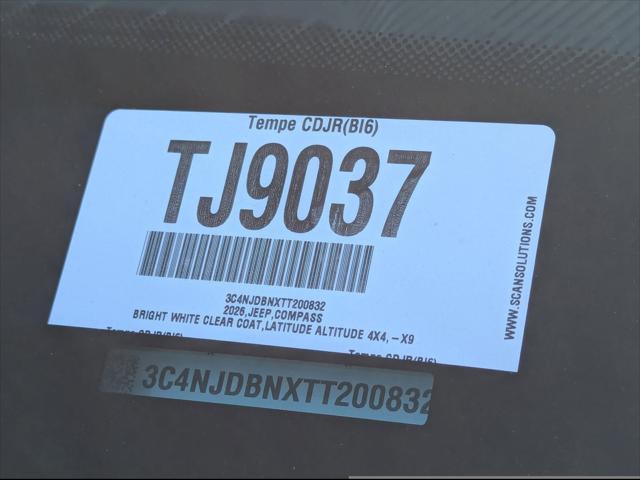 2026 Jeep Compass Latitude Altitude