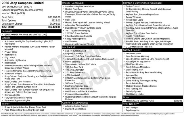 2026 Jeep Compass Limited