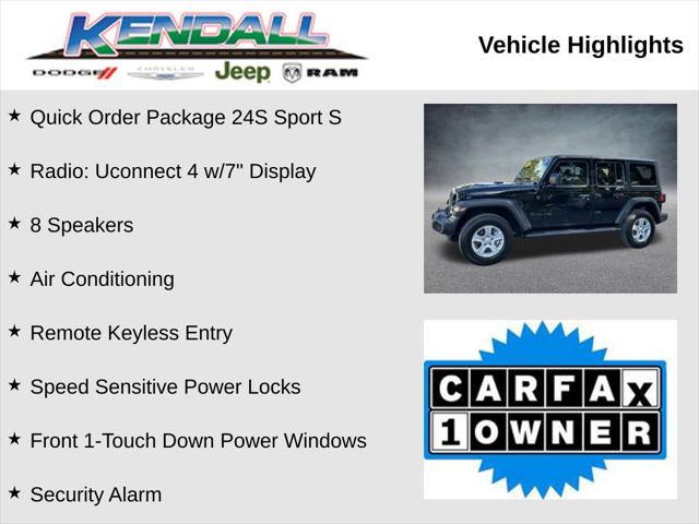 2022 Jeep Wrangler Unlimited Sport S 4x4