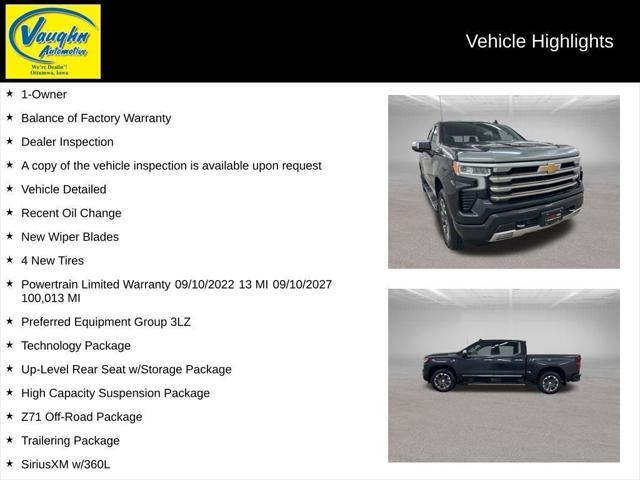 2022 Chevrolet Silverado 1500 4WD Crew Cab Short Bed High Country 2022 Chevrolet Silverado 1500 4WD Crew Cab Short Bed High Country