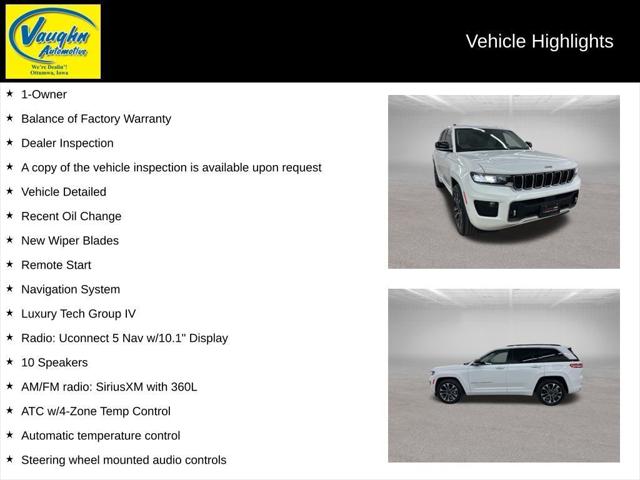 2023 Jeep Grand Cherokee Overland 4x4 2023 Jeep Grand Cherokee Overland 4x4