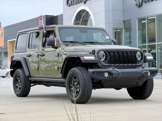 2025 Jeep Wrangler 4-Door Willys 4x4 2025 Jeep Wrangler 4-Door Willys 4x4
