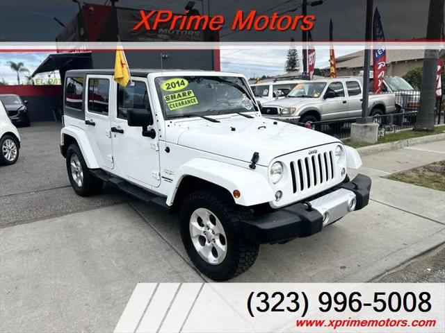 2014 Jeep Wrangler Unlimited Sahara for sale in South Gate, CA