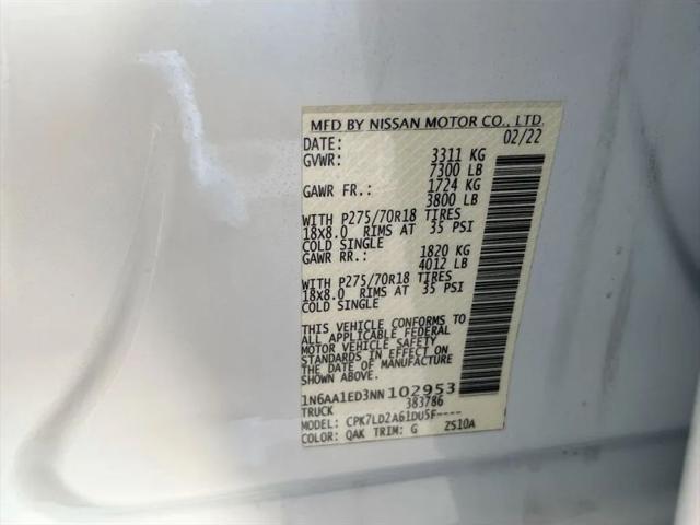 2022 Nissan Titan Crew Cab PRO-4X 4x4