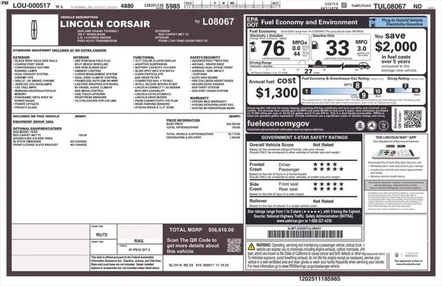 2026 Lincoln Corsair Grand Touring