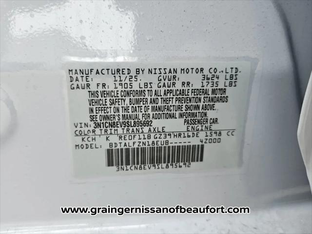 2025 Nissan Versa 1.6 SV