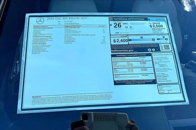 2026 Mercedes-Benz GLC GLC 300
