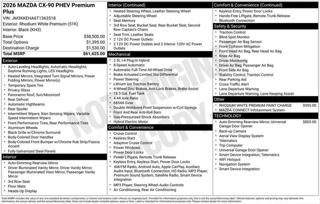 2026 Mazda X-90 Premium Plus