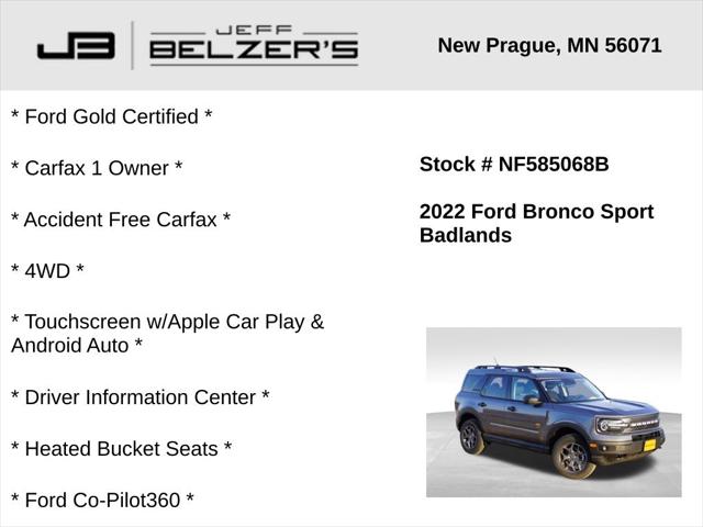 2022 Ford Bronco Sport Badlands 2022 Ford Bronco Sport Badlands