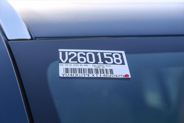 2026 Volvo XC90 Plus, B6 AWD Gas (mild hybrid), Gasoline, Bright, 7 Seats