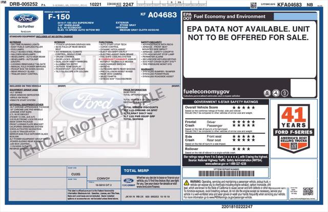 2019 Ford F-150 XLT 2019 Ford F-150 XLT