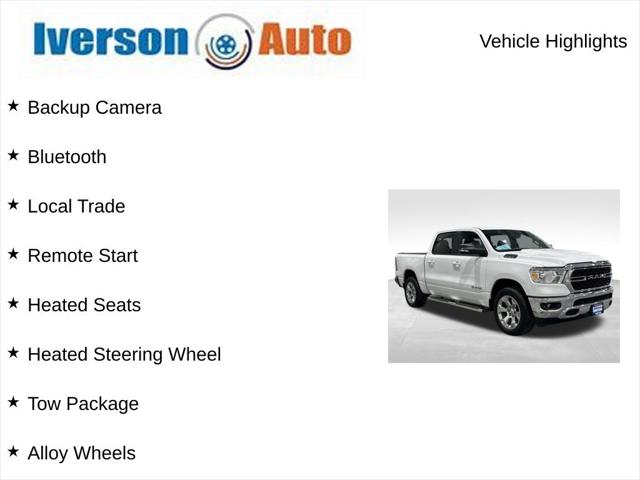 2022 RAM 1500 Big Horn Crew Cab 4x4 57 Box 2022 RAM 1500 Big Horn Crew Cab 4x4 57 Box