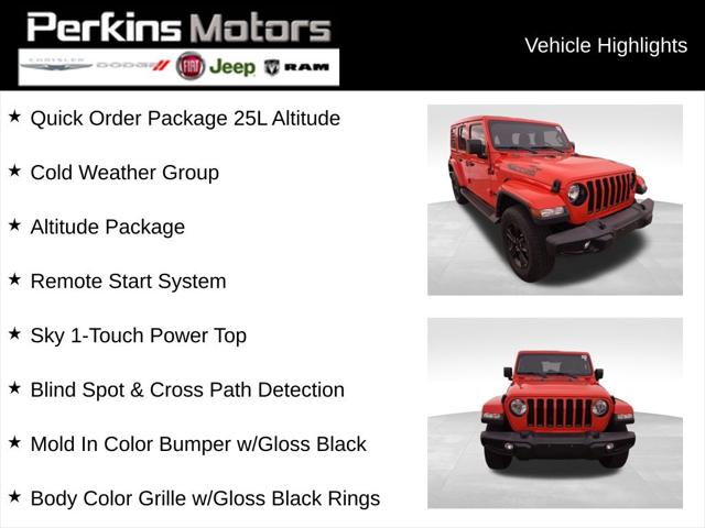 2023 Jeep Wrangler 4-Door Sahara Altitude 4x4 2023 Jeep Wrangler 4-Door Sahara Altitude 4x4