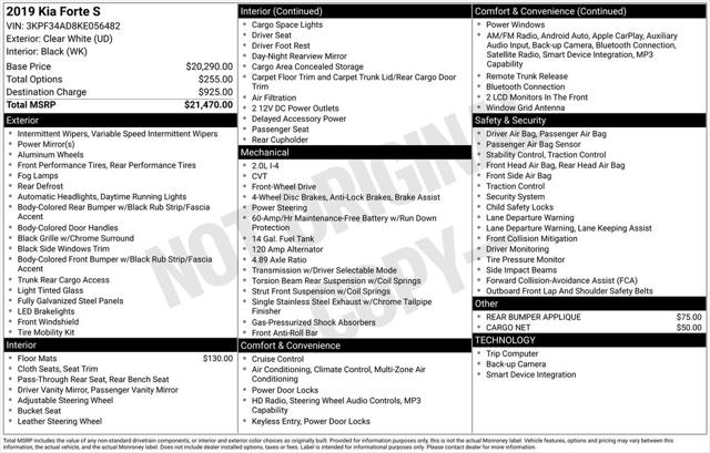 2019 Kia Forte S 2019 Kia Forte S