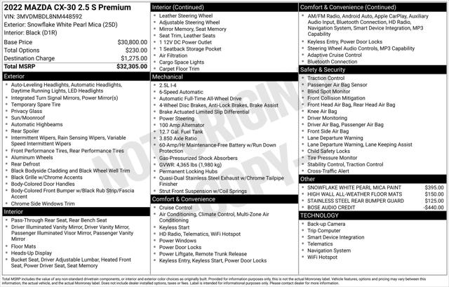 2022 Mazda CX-30 Premium