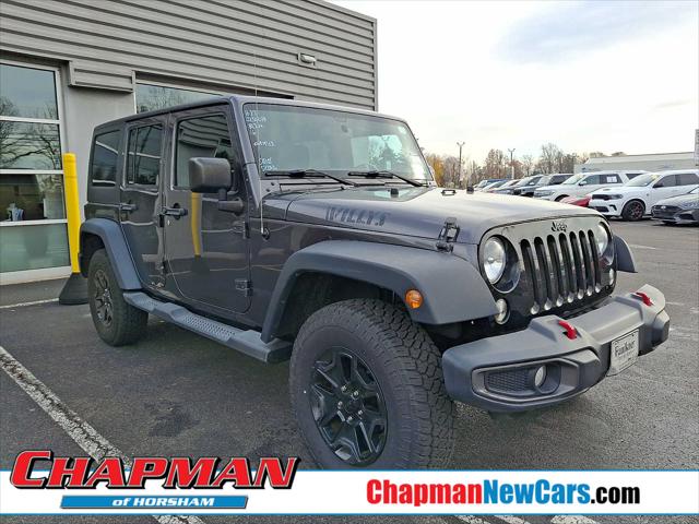 2016 Jeep Wrangler Unlimited Willys Wheeler 2016 Jeep Wrangler Unlimited Willys Wheeler