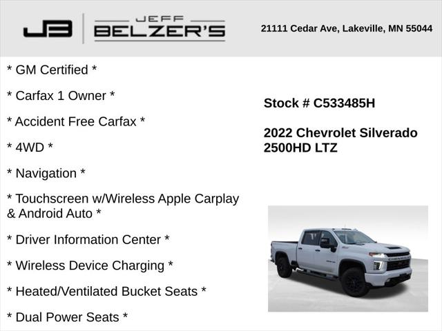 2022 Chevrolet Silverado 2500HD 4WD Crew Cab Standard Bed LTZ