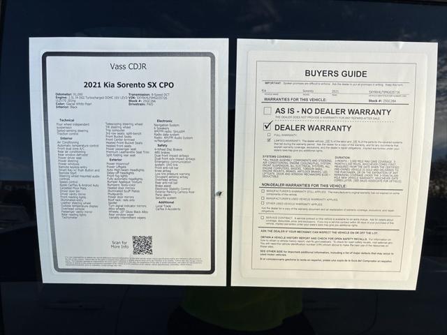 2021 Kia Sorento SX