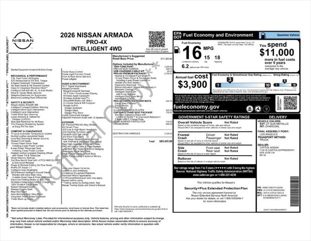 2026 Nissan Armada PRO-4X
