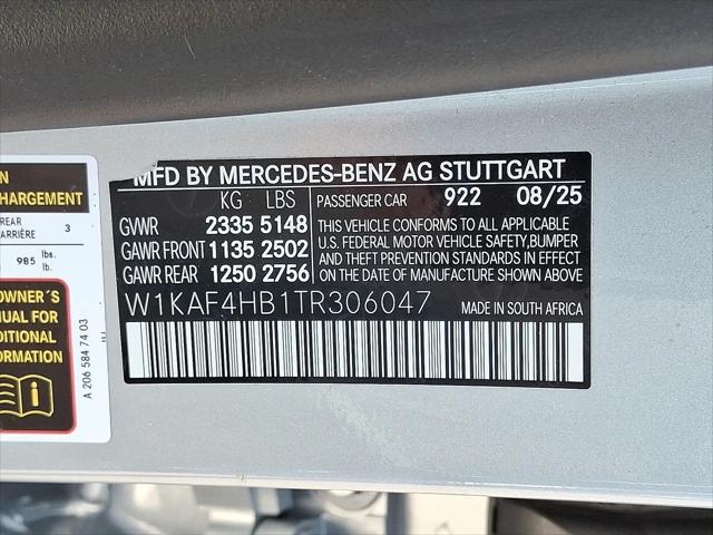 2026 Mercedes-Benz C-CLASS C 300 C 300