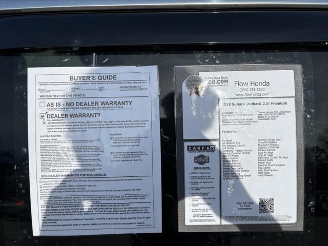 2019 Subaru Outback 2.5i Premium