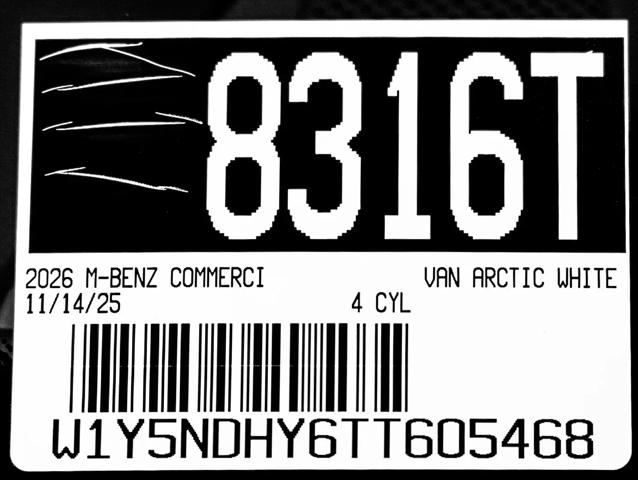 2026 Mercedes-Benz Sprinter 3500 High Roof 4-Cyl Diesel HO