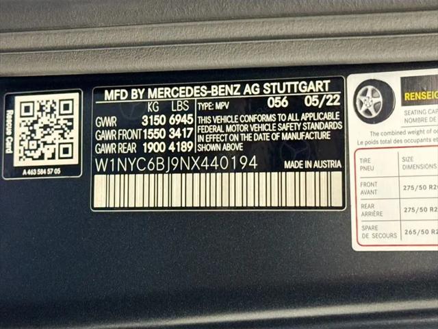 2022 Mercedes-Benz G 550 4MATIC