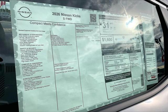 2026 Nissan Kicks S