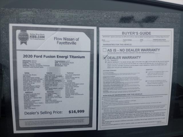 2020 Ford Fusion Plug-In Hybrid Titanium