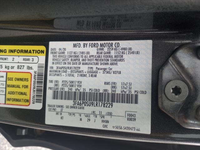 2020 Ford Fusion Plug-In Hybrid Titanium